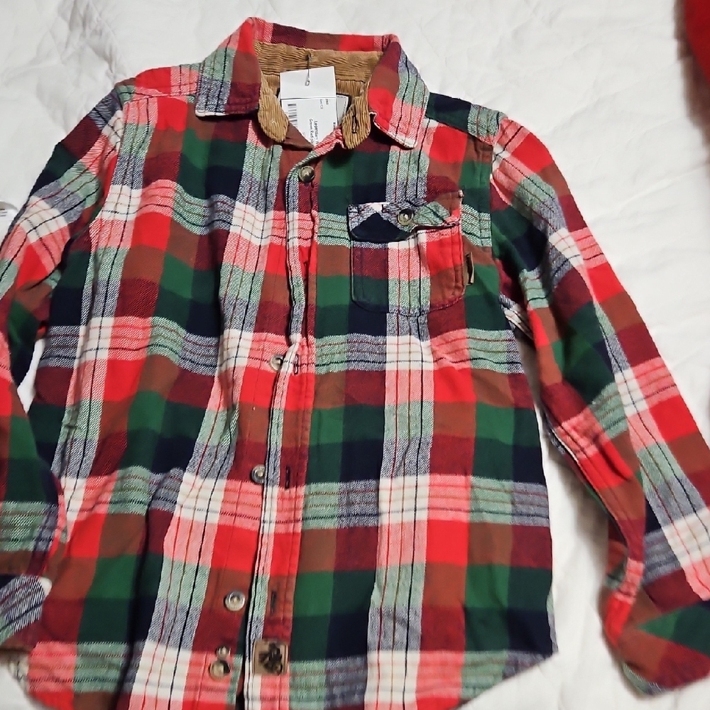 Legendary Whitetails Kids Colorful Plaid Button-Down Shirt